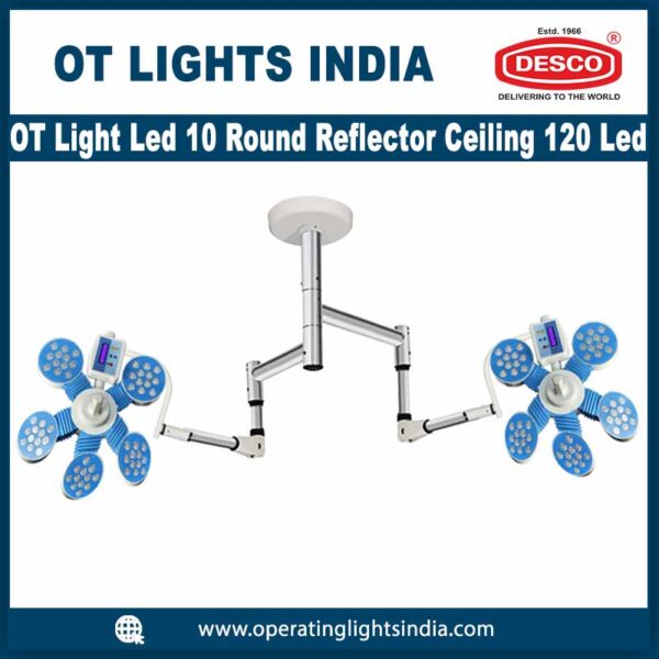 OT LIGHT 10 ROUND REFLECTOR CEILING 120 LED